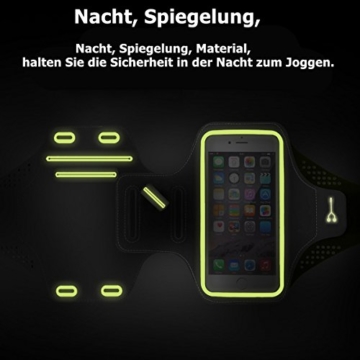 Lepfun A8 Wasserdicht Leichte Sportlaufband mit Schlüsselhalter , Kabel Locker und Geldkarten-Halter für iPhone 7/7 Plus / 5S / 5 / 5C / 6 / 6S, Galaxy S3 / S5 / S6 / S7 Rand / Note 5 / Note 4(5.0 inch) - 