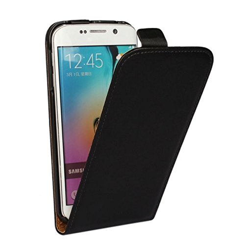 Moto G1 Hülle Schwarz Handyhülle Tasche Flip Case für Motorola Moto G (1.Generation) -