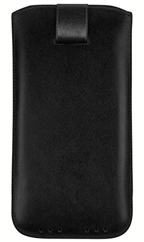 mumbi ECHT Ledertasche LG G6 Tasche Leder Etui (Lasche mit Rückzugfunktion Ausziehhilfe) -