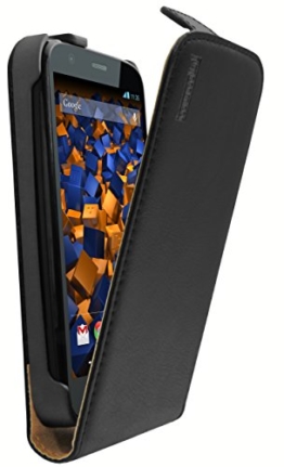 mumbi PREMIUM Leder Flip Case Motorola Moto G Tasche -