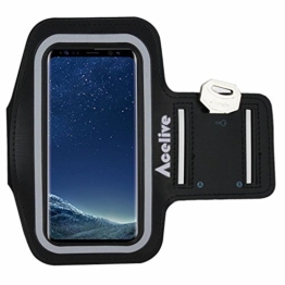 Samsung Galaxy S8 Armband, Acelive Neoprene Sport Armband Armtasche Armbänder für Samsung Galaxy S8, Geeignet für Ewegung, Gymnastik, Jogging, Workout, Rad fahren, Wandern -