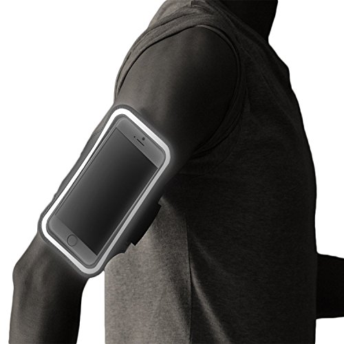 Sportarmband Running Armband für iPhone 7 / Samsung S7 Mit Fingerprind-Identifizierung. Telefon Workout & Joggen Handyhalter Case. (Kleine 20cm - 40cm Mittel Arme) -