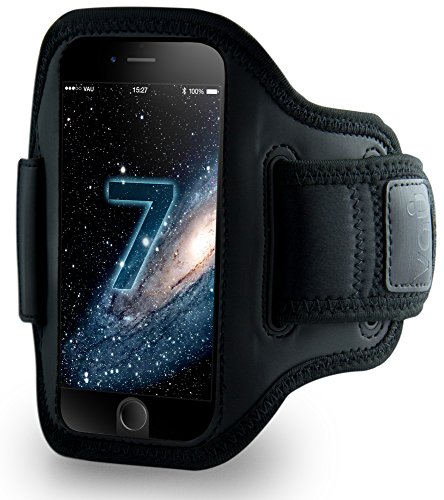 vau ActionWrap Sport-Armband Hülle für Apple iPhone 7 ( Homebutton & Touch-ID kompatibel ) -