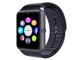 YuanGuo Smart Watch Bluetooth Smartwatch YG8 Uhr Intelligente Armbanduhr Tracker Armband Sport Uhr Telefon/Kamera/Schrittzähler/Schlafanalyse für Android Smartphone Samsung HTC Sony LG iPhone (Schwarz) -